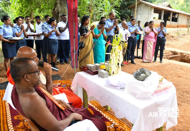 FOUNDATION STONE LAID FOR NEW CLASSROOM BUILDING AT WELAMITIYA PRIMARY SCHOOL